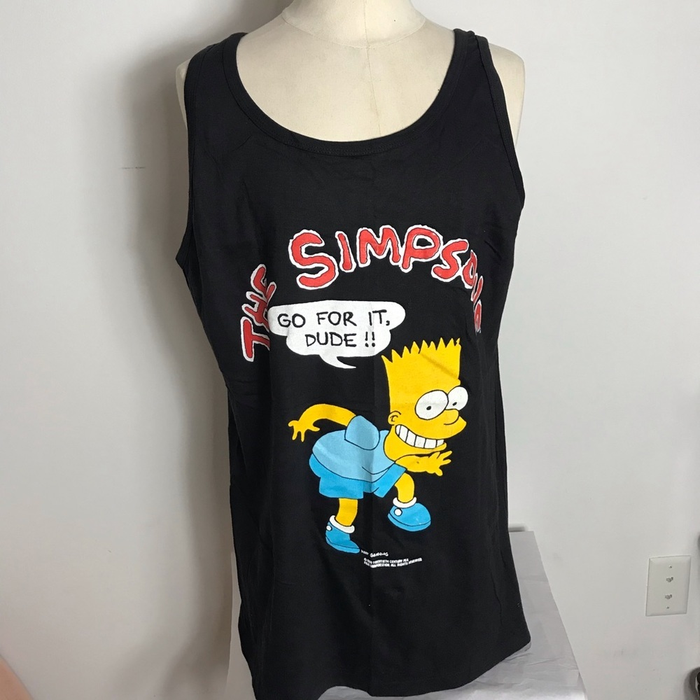 The Simpsons Go For It Dude Tank Top